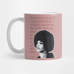 Angela Davis Quote Mug